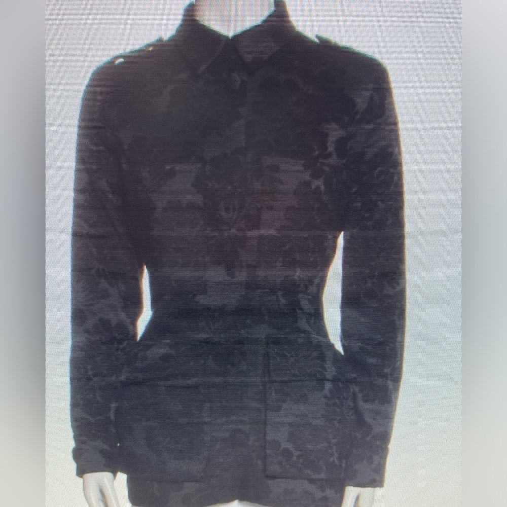 Mother of Pearl London | Jacquard Print Jacket | Black | XS-M